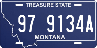 MT license plate 979134A