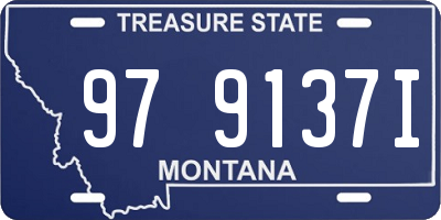 MT license plate 979137I