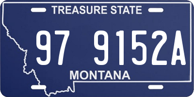 MT license plate 979152A