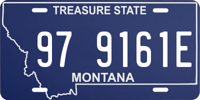 MT license plate 979161E