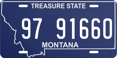 MT license plate 979166O