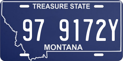 MT license plate 979172Y