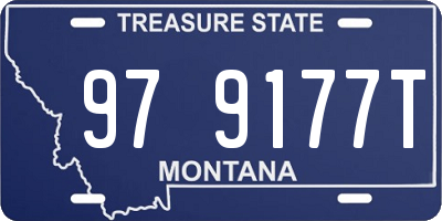 MT license plate 979177T