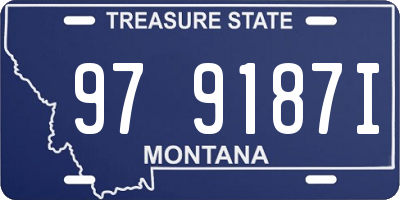 MT license plate 979187I
