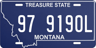 MT license plate 979190L