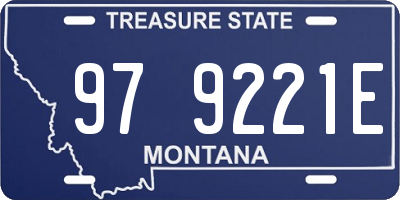 MT license plate 979221E