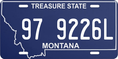 MT license plate 979226L