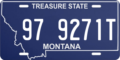 MT license plate 979271T