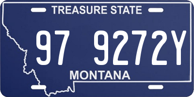 MT license plate 979272Y