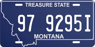 MT license plate 979295I
