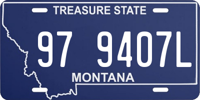 MT license plate 979407L