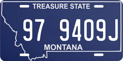 MT license plate 979409J