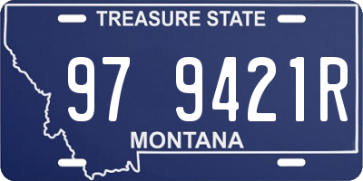 MT license plate 979421R