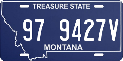 MT license plate 979427V