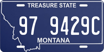 MT license plate 979429C
