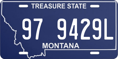 MT license plate 979429L