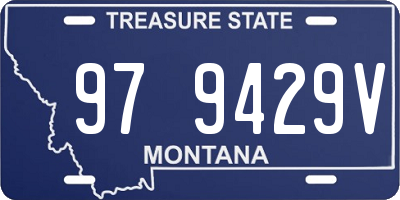 MT license plate 979429V