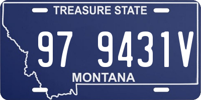 MT license plate 979431V