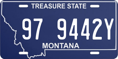 MT license plate 979442Y
