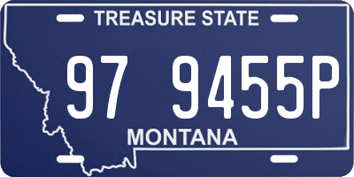 MT license plate 979455P