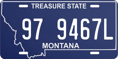 MT license plate 979467L