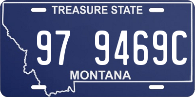 MT license plate 979469C