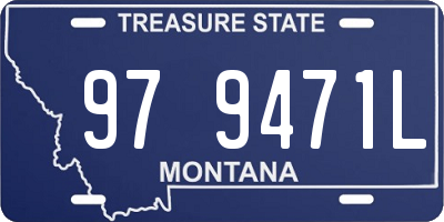 MT license plate 979471L
