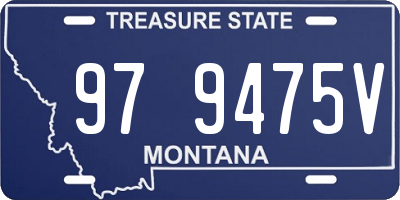MT license plate 979475V
