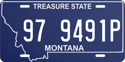 MT license plate 979491P