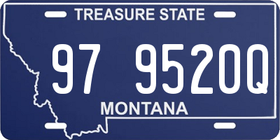 MT license plate 979520Q