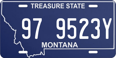 MT license plate 979523Y