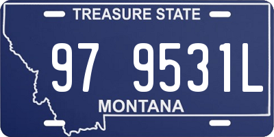 MT license plate 979531L