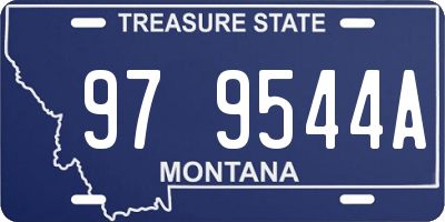 MT license plate 979544A