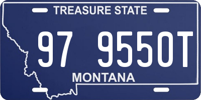 MT license plate 979550T