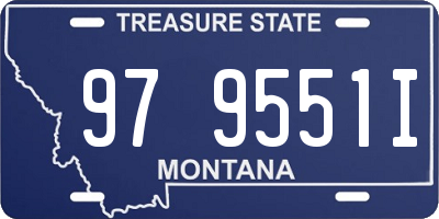 MT license plate 979551I