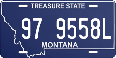 MT license plate 979558L