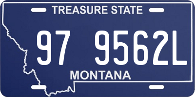 MT license plate 979562L