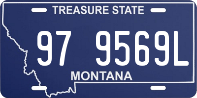 MT license plate 979569L