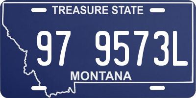 MT license plate 979573L
