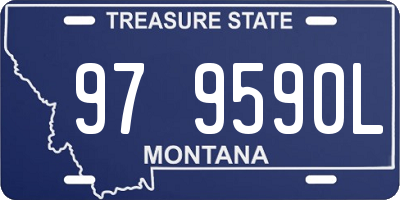MT license plate 979590L