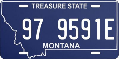 MT license plate 979591E