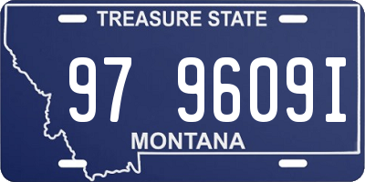 MT license plate 979609I