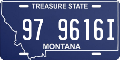 MT license plate 979616I