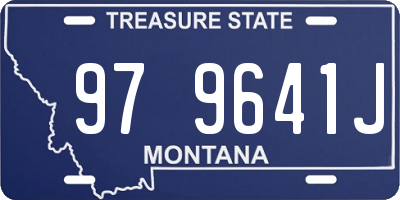 MT license plate 979641J