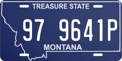 MT license plate 979641P