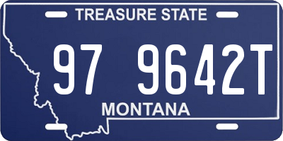 MT license plate 979642T