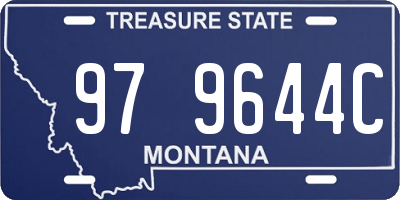 MT license plate 979644C