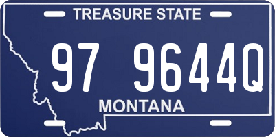 MT license plate 979644Q