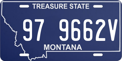 MT license plate 979662V