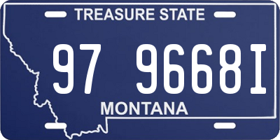 MT license plate 979668I